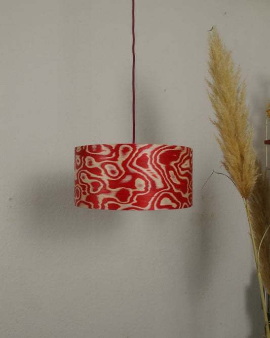 Lampenschirm - Die Rote