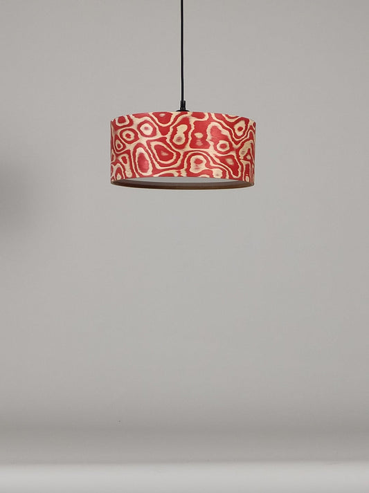 Lampenschirm SaRaiFo Furnier Fantasma Rosso die Rote