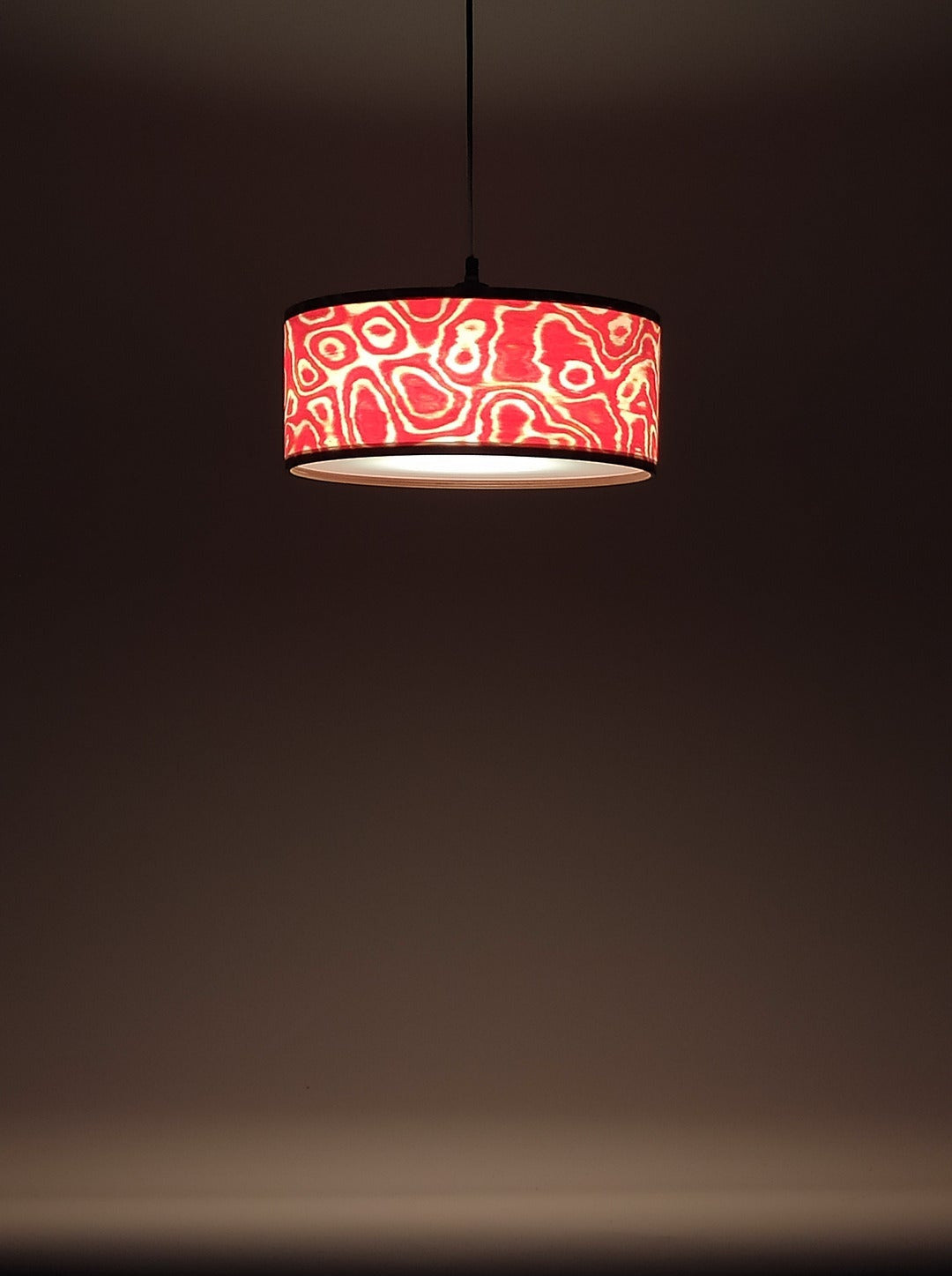 Lampenschirm SaRaiFo Furnier Fantasma Rosso die Rote