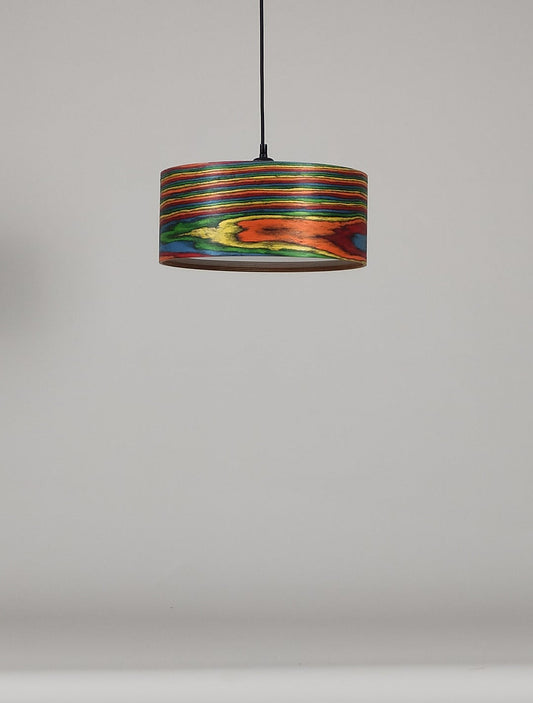 Lampenschirm Die Bunte SaRaiFo Furnier Regenbogen nordleuchten