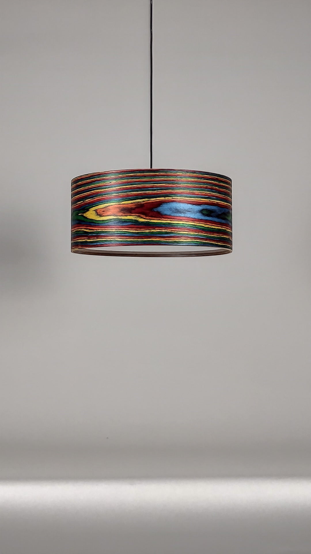 Lampenschirm Die Bunte SaRaiFo Furnier Regenbogen nordleuchten