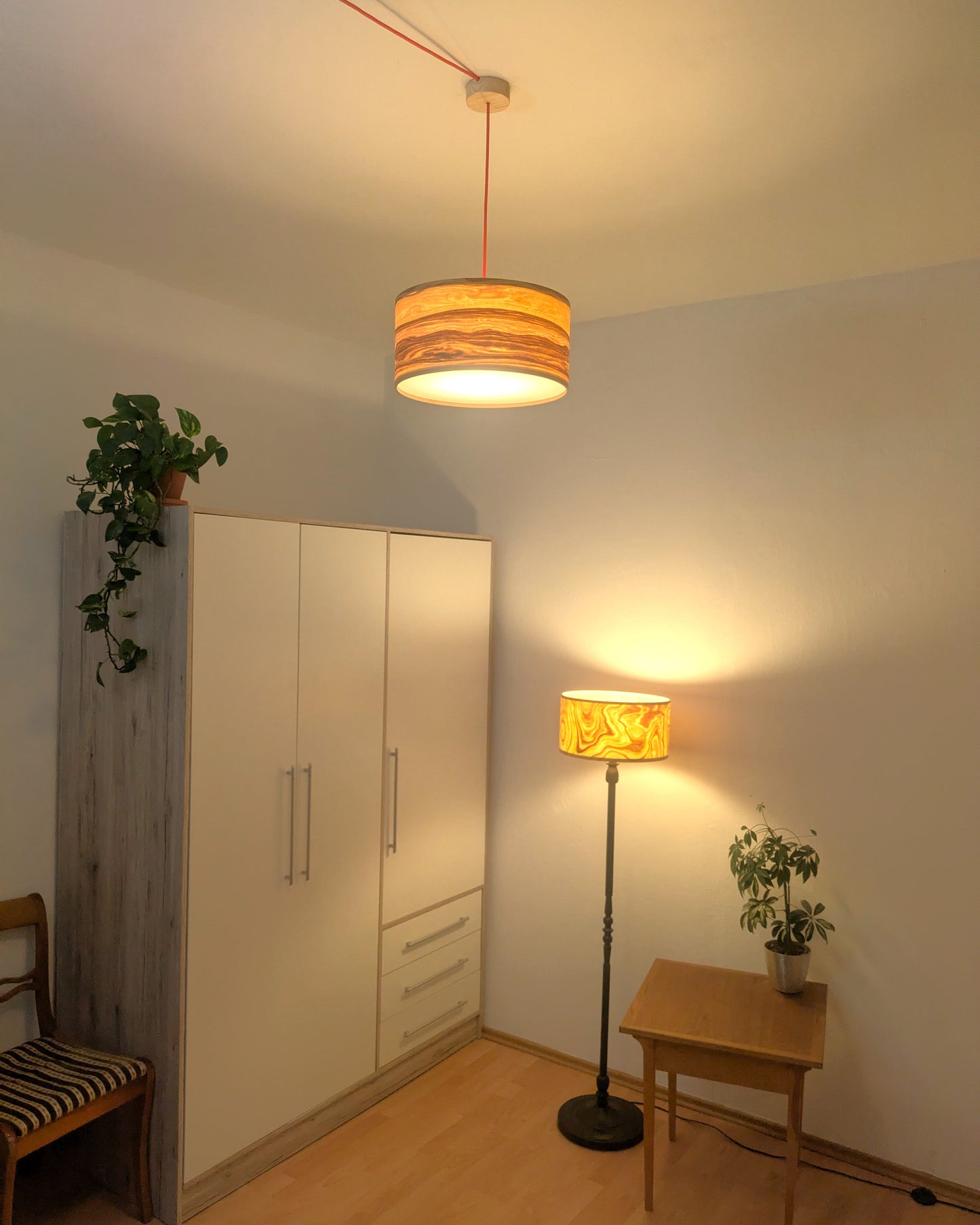 Lampenschirm - Nussbaum