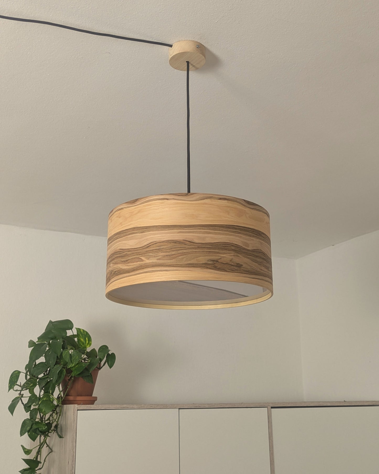 Lampenschirm - Nussbaum