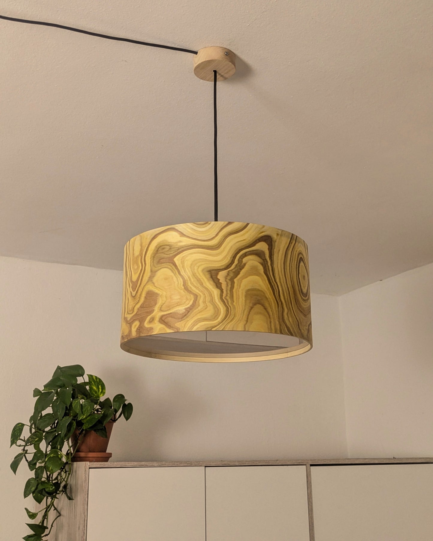 Lampenschirm - Olive Maser