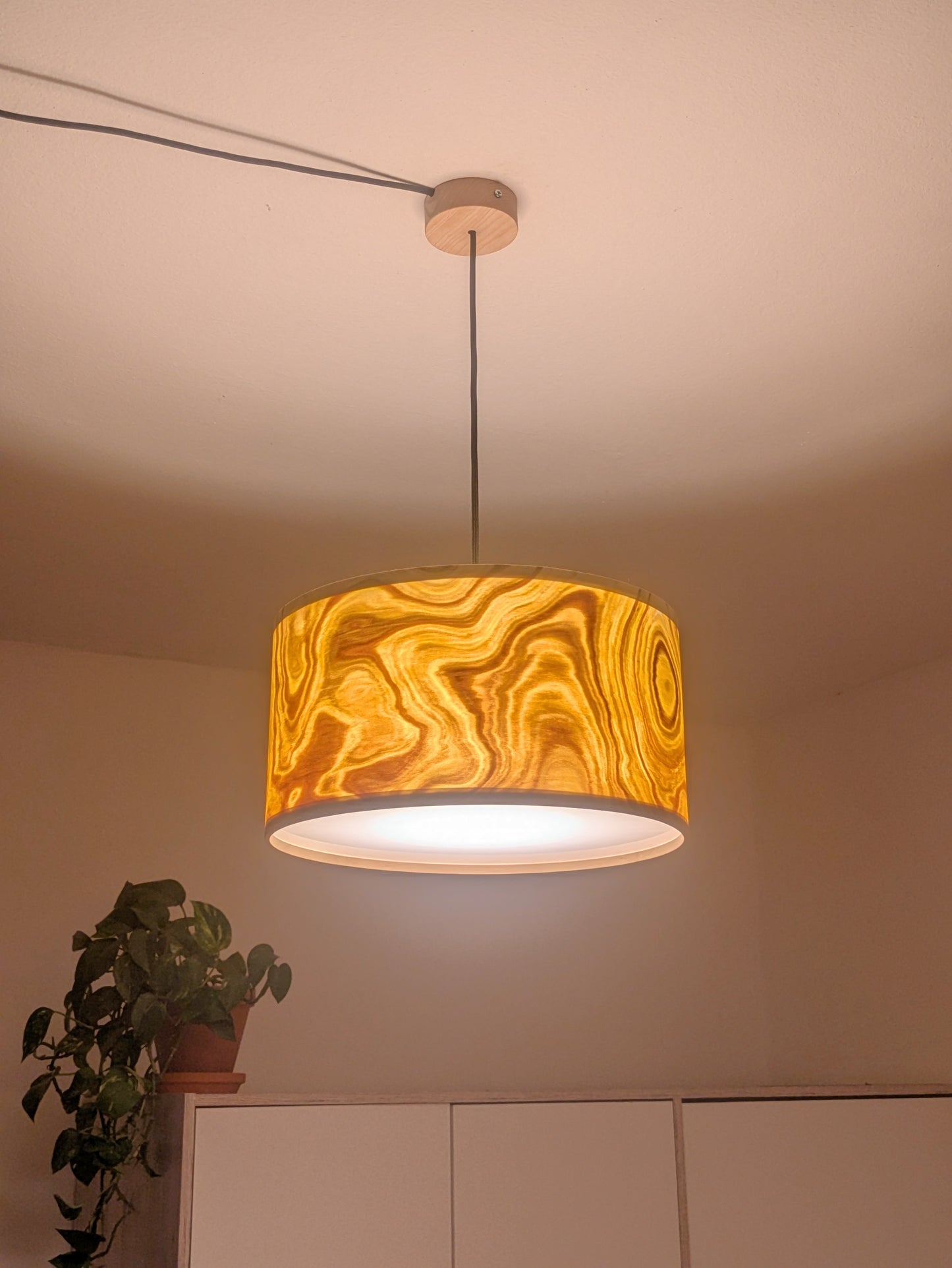 Lampenschirm - Olive Maser