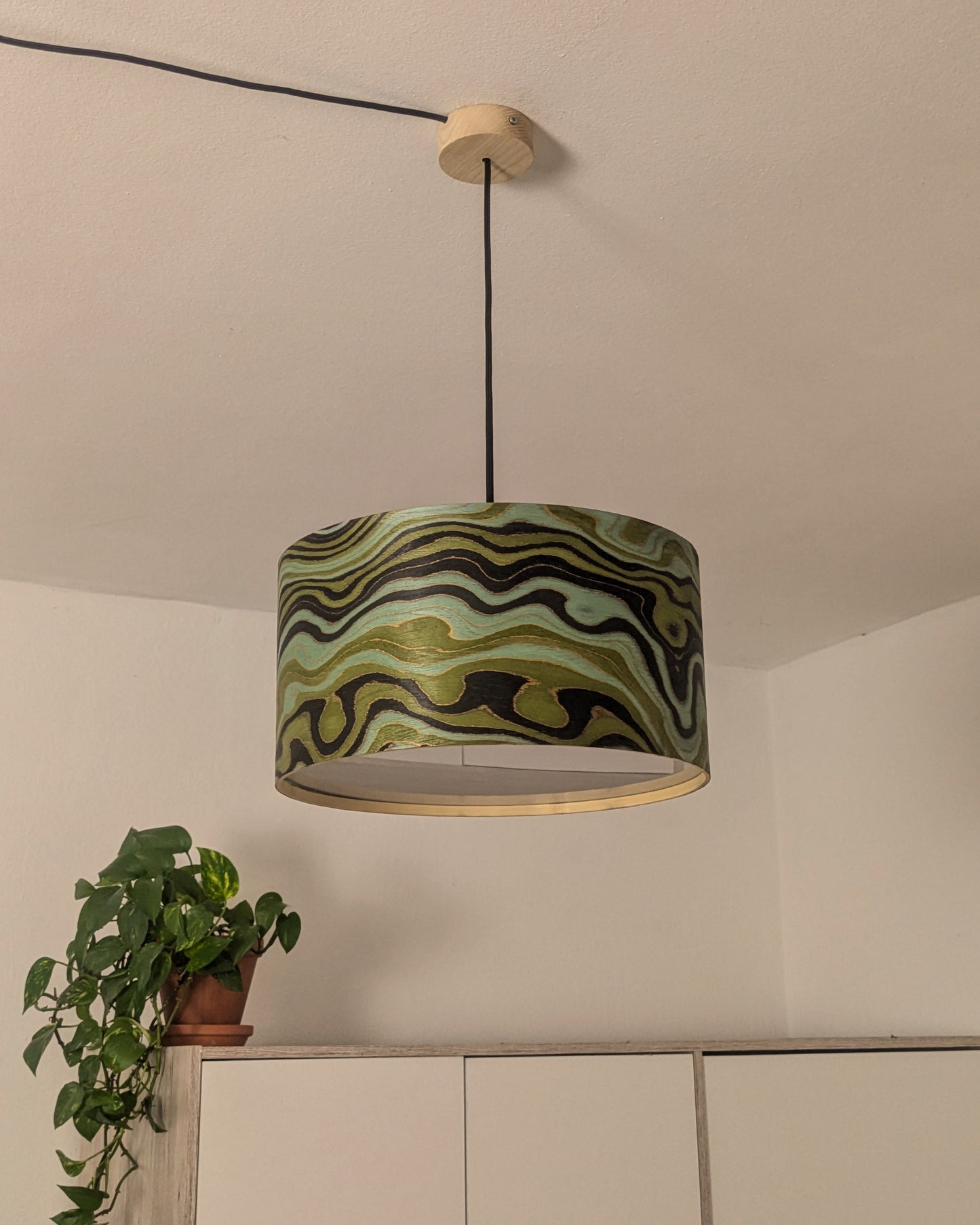 Lampenschirm - Die Grüne