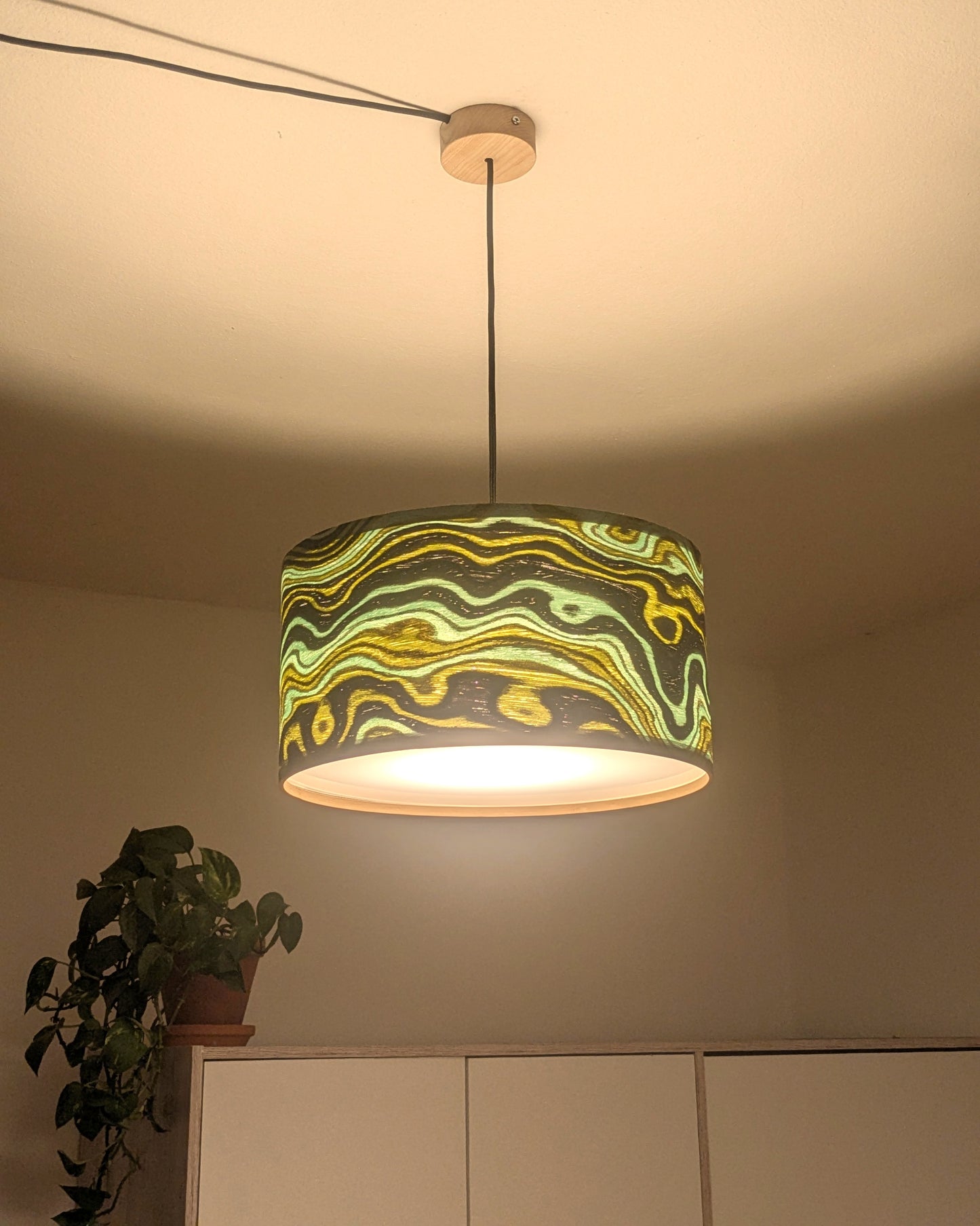 Lampenschirm - Die Grüne